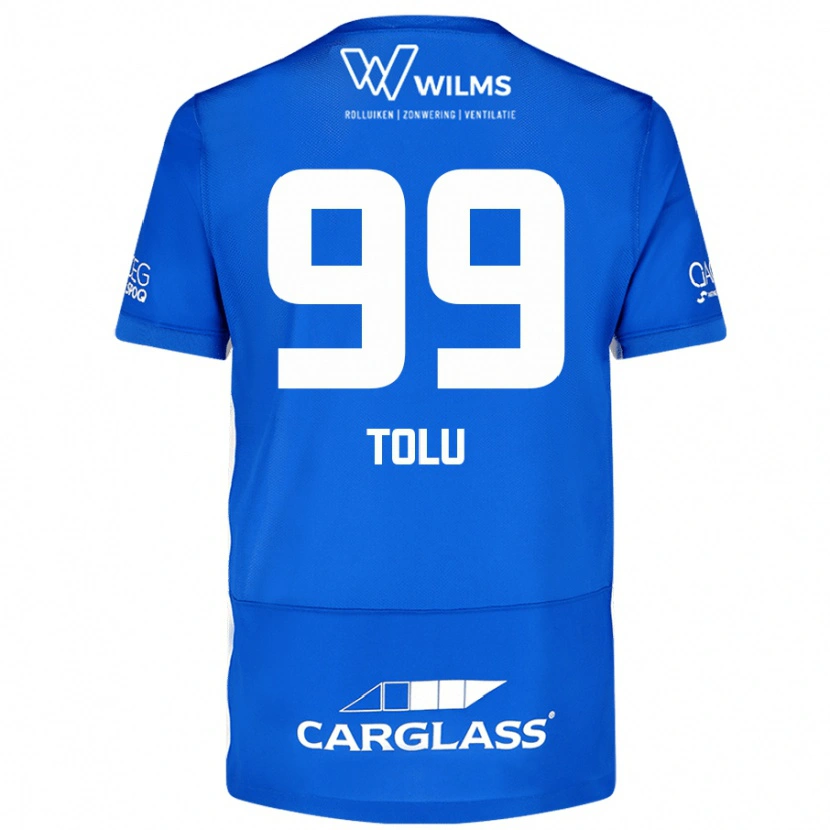 Danxen Män Tolu Arokodare #99 Blå Hemmatröja Matchtröjor 2024/25 Tröjor T-Tröja