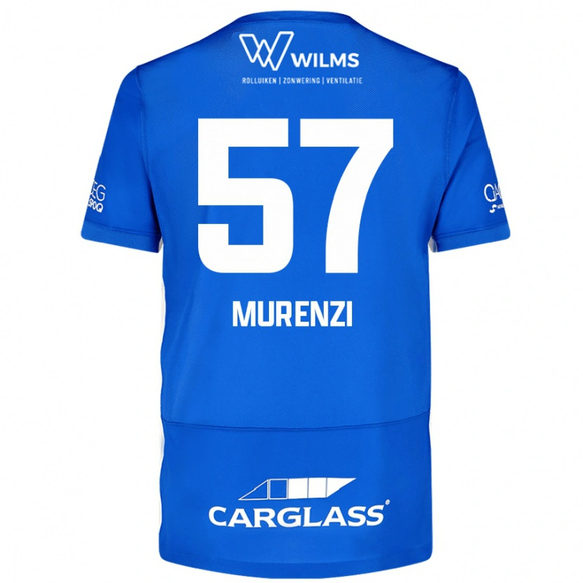 Danxen Män Aaron Murenzi #57 Blå Hemmatröja Matchtröjor 2024/25 Tröjor T-Tröja