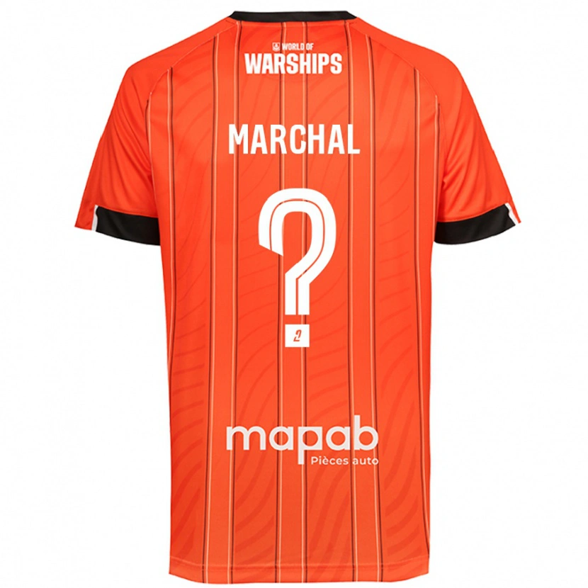 Danxen Män Noam Marchal #0 Orange Hemmatröja Matchtröjor 2024/25 Tröjor T-Tröja