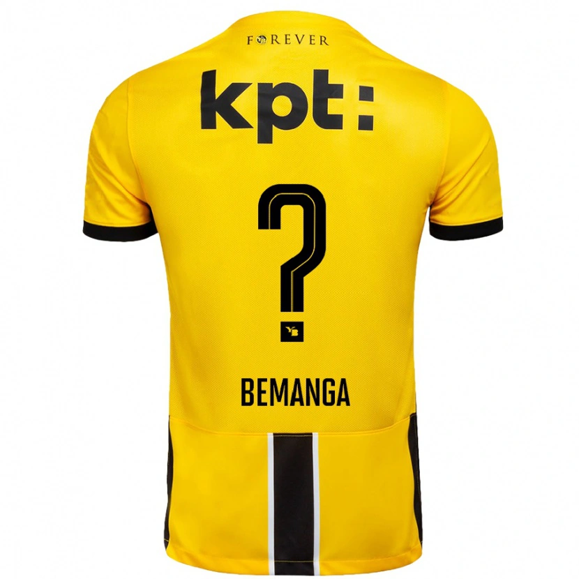 Danxen Män Schilo Bemanga #0 Gul Svart Hemmatröja Matchtröjor 2024/25 Tröjor T-Tröja