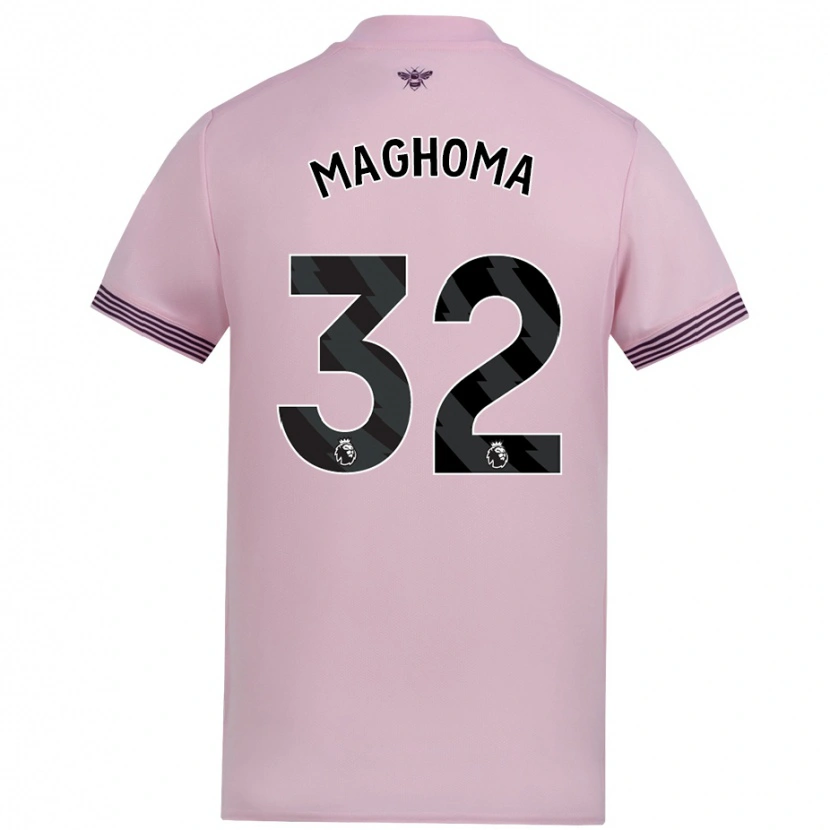 Danxen Män Paris Maghoma #32 Rosa Bortatröja Matchtröjor 2024/25 Tröjor T-Tröja