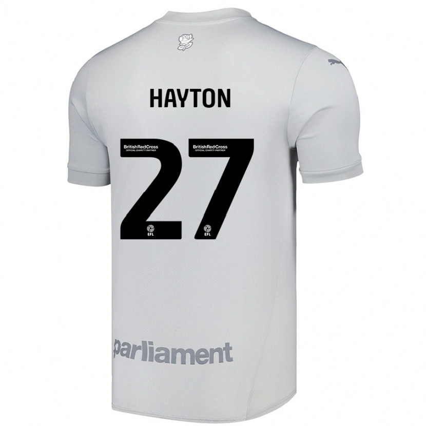 Danxen Män Adam Hayton #27 Silvergrå Bortatröja Matchtröjor 2024/25 Tröjor T-Tröja
