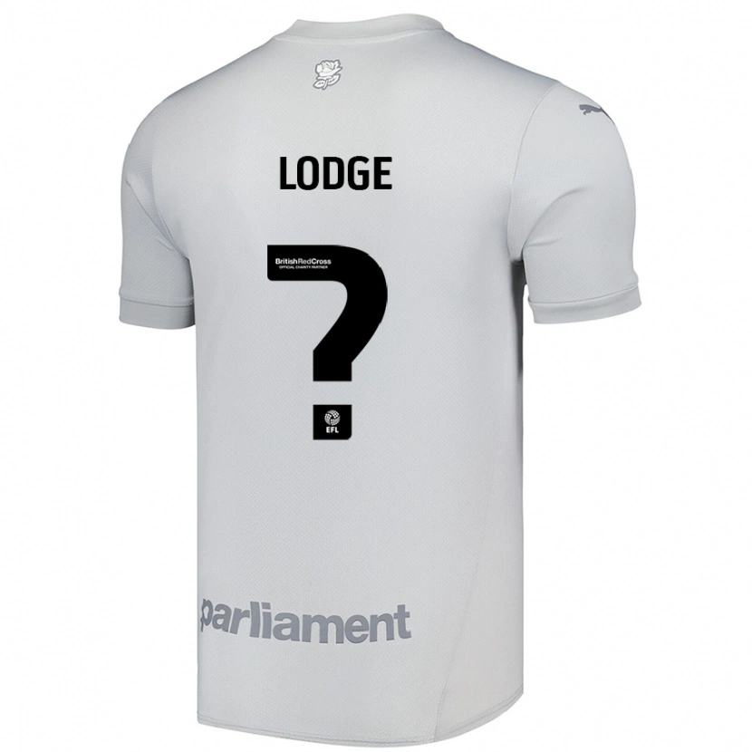 Danxen Män Phoebe Lodge #0 Silvergrå Bortatröja Matchtröjor 2024/25 Tröjor T-Tröja