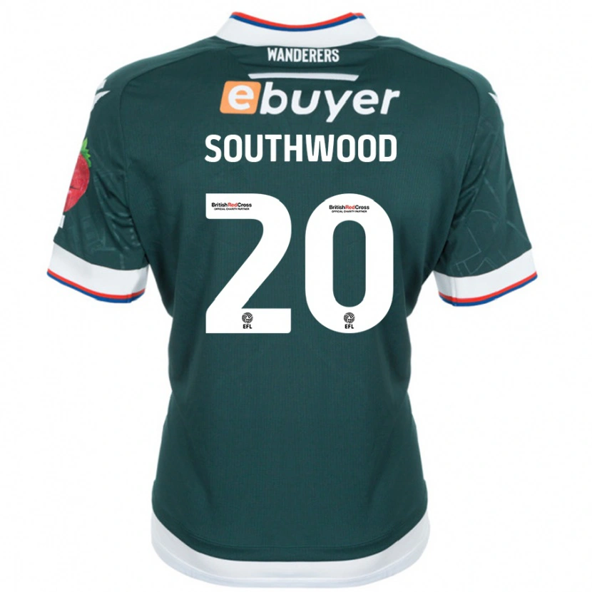 Danxen Män Luke Southwood #20 Mörkgrön Bortatröja Matchtröjor 2024/25 Tröjor T-Tröja