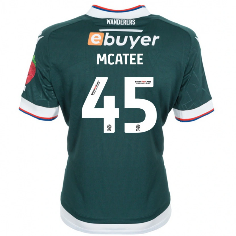 Danxen Män John Mcatee #45 Mörkgrön Bortatröja Matchtröjor 2024/25 Tröjor T-Tröja