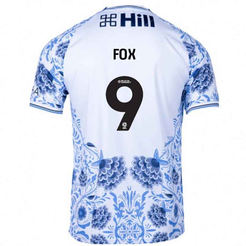 Danxen Män Ruth Fox #9 Vit Blå Bortatröja Matchtröjor 2024/25 Tröjor T-Tröja