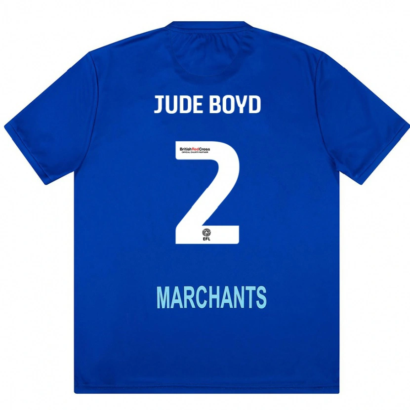 Danxen Män Arkell Jude-Boyd #2 Grön Bortatröja Matchtröjor 2024/25 Tröjor T-Tröja