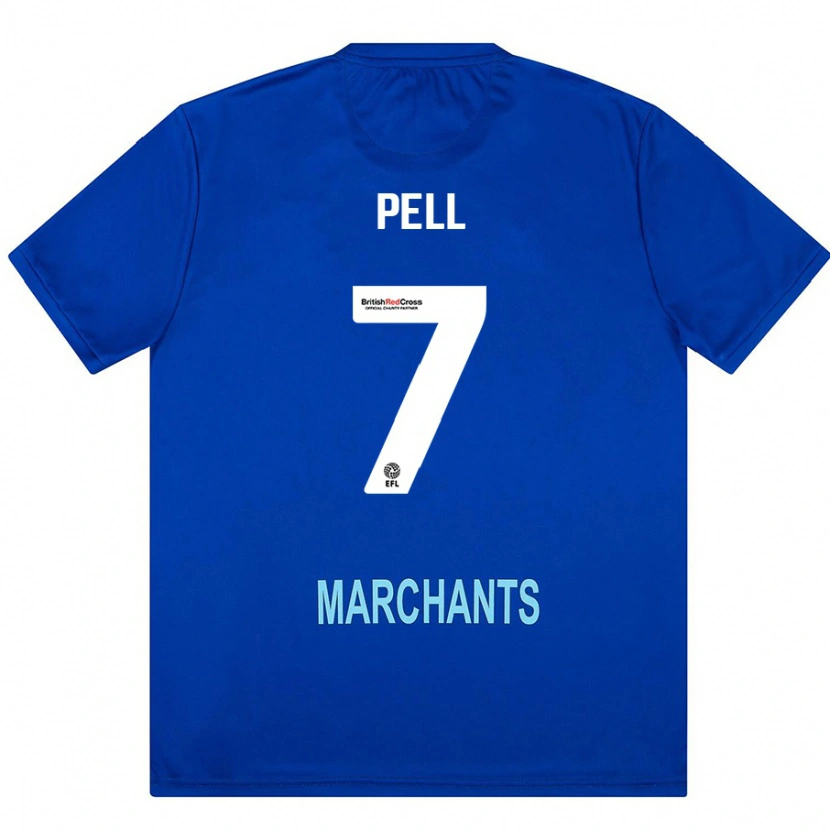 Danxen Män Harry Pell #7 Grön Bortatröja Matchtröjor 2024/25 Tröjor T-Tröja
