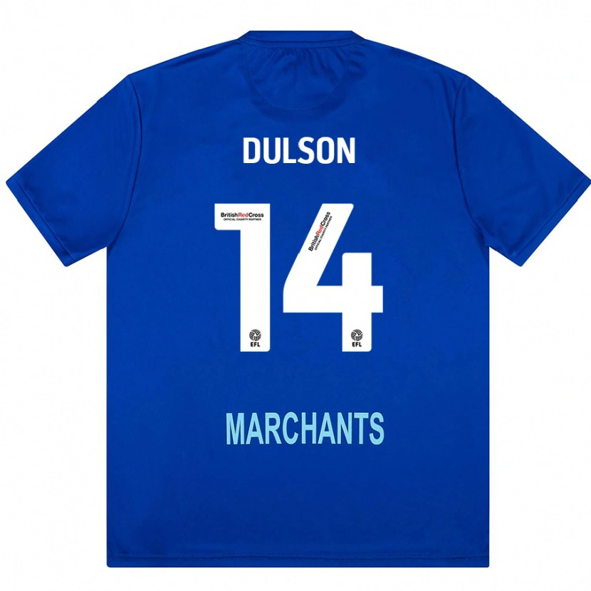 Danxen Män Liam Dulson #14 Grön Bortatröja Matchtröjor 2024/25 Tröjor T-Tröja