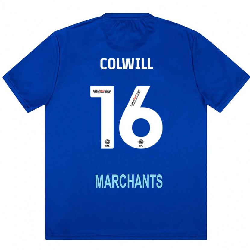 Danxen Män Joel Colwill #16 Grön Bortatröja Matchtröjor 2024/25 Tröjor T-Tröja