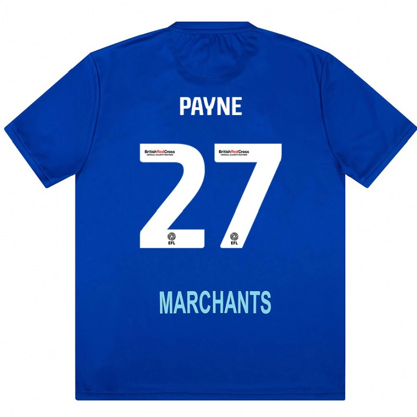 Danxen Män Lewis Payne #27 Grön Bortatröja Matchtröjor 2024/25 Tröjor T-Tröja