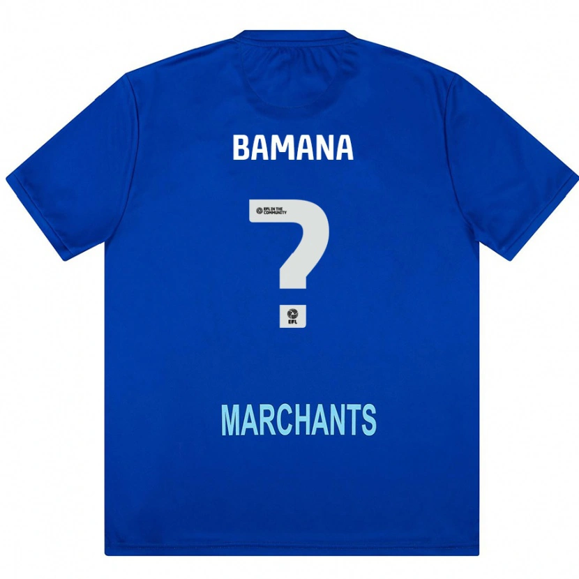 Danxen Män Dan-Lewis Bamana #0 Grön Bortatröja Matchtröjor 2024/25 Tröjor T-Tröja