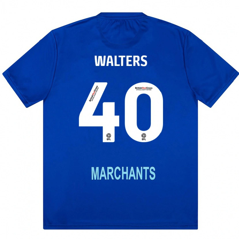 Danxen Män Cameron Walters #40 Grön Bortatröja Matchtröjor 2024/25 Tröjor T-Tröja