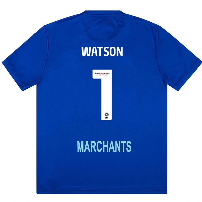 Danxen Män Aimee Watson #1 Grön Bortatröja Matchtröjor 2024/25 Tröjor T-Tröja
