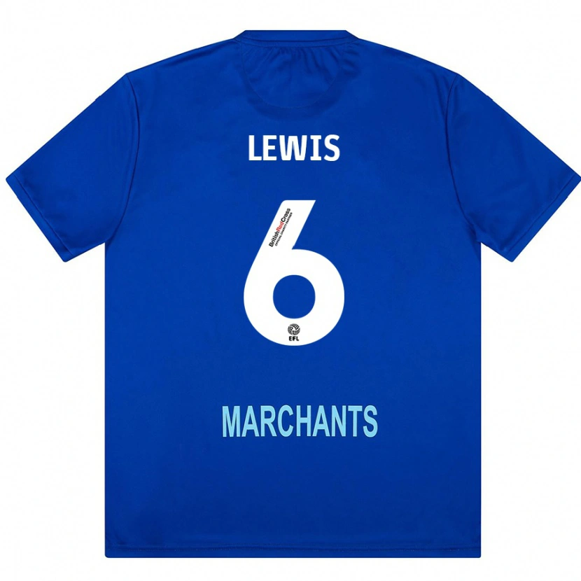 Danxen Män Megan Lewis #6 Grön Bortatröja Matchtröjor 2024/25 Tröjor T-Tröja