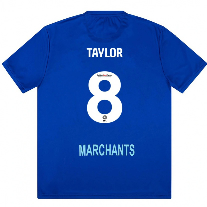 Danxen Män Charlie Taylor #8 Grön Bortatröja Matchtröjor 2024/25 Tröjor T-Tröja