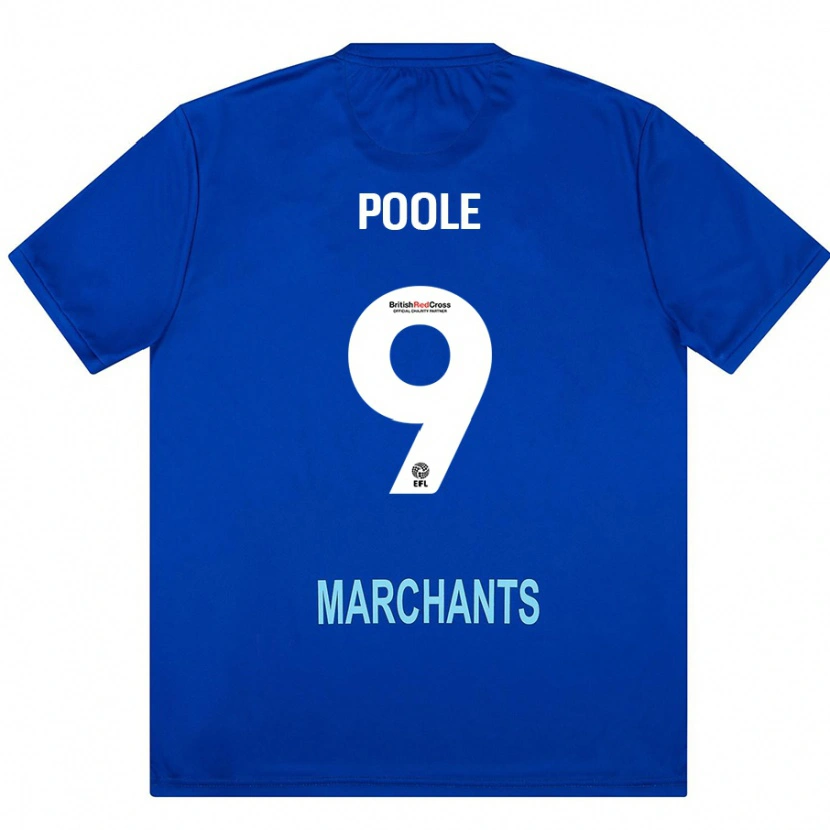 Danxen Män Phoebie Poole #9 Grön Bortatröja Matchtröjor 2024/25 Tröjor T-Tröja
