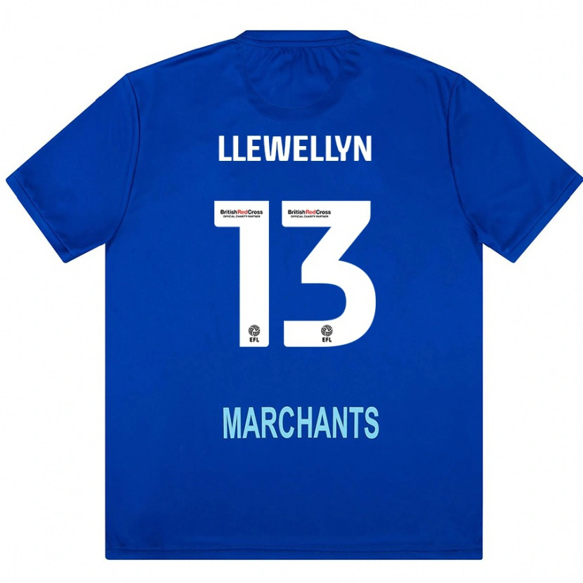 Danxen Män Ffion Llewellyn #13 Grön Bortatröja Matchtröjor 2024/25 Tröjor T-Tröja