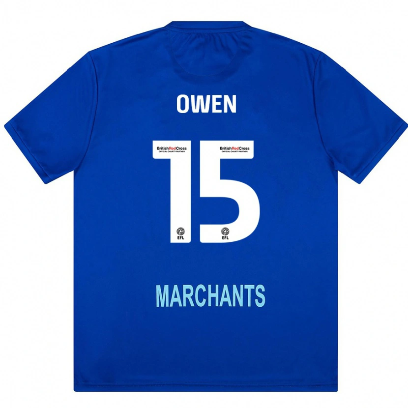 Danxen Män Emily Owen #15 Grön Bortatröja Matchtröjor 2024/25 Tröjor T-Tröja