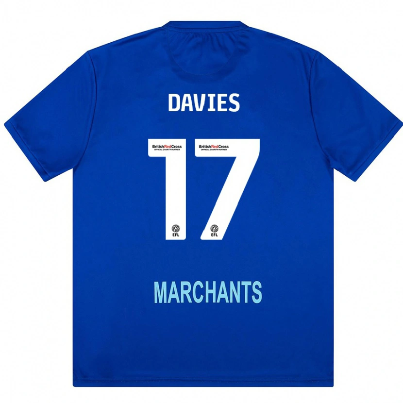 Danxen Män Annabel Davies #17 Grön Bortatröja Matchtröjor 2024/25 Tröjor T-Tröja