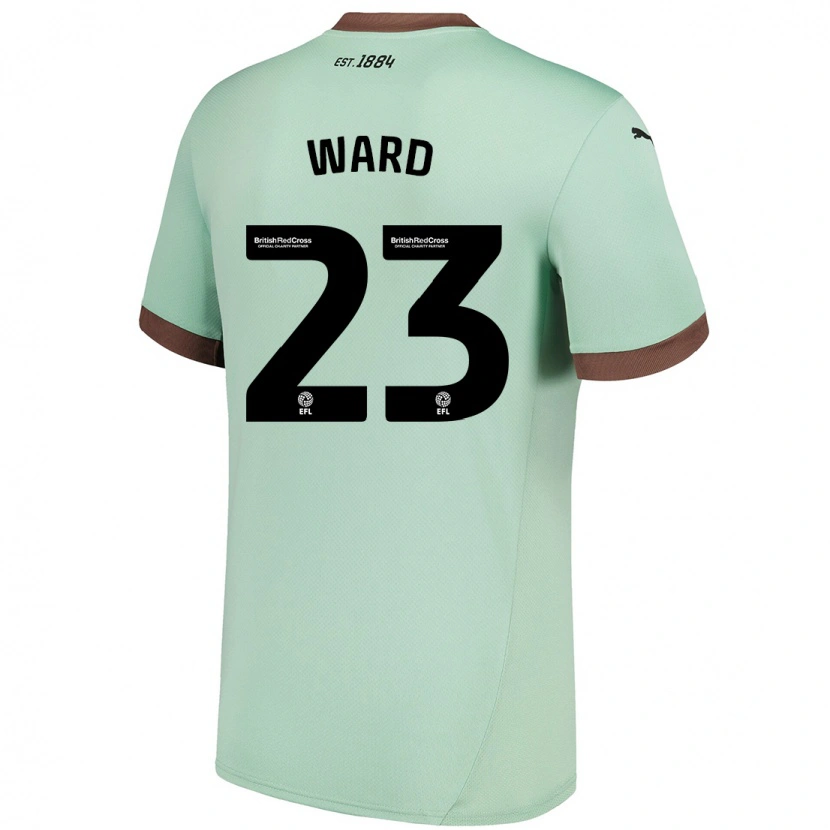 Danxen Män Joe Ward #23 Blek Grön Bortatröja Matchtröjor 2024/25 Tröjor T-Tröja