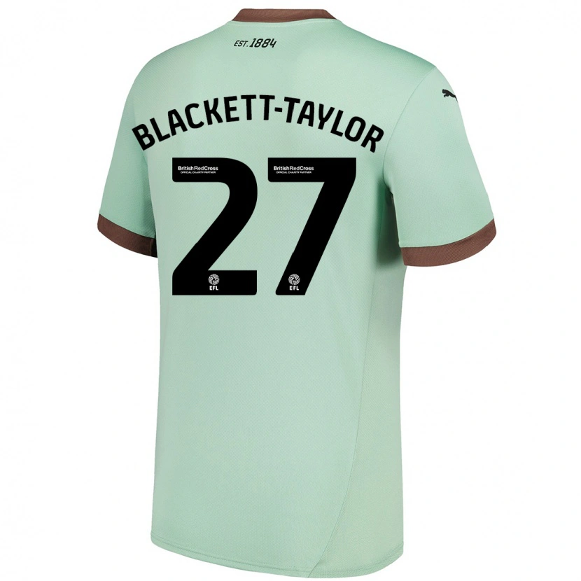 Danxen Män Corey Blackett-Taylor #27 Blek Grön Bortatröja Matchtröjor 2024/25 Tröjor T-Tröja