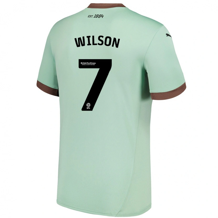 Danxen Män Emelia Wilson #7 Blek Grön Bortatröja Matchtröjor 2024/25 Tröjor T-Tröja