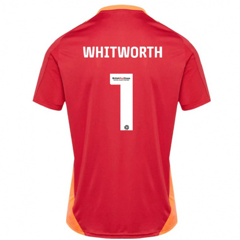 Danxen Män Joe Whitworth #1 Blå Benvit Bortatröja Matchtröjor 2024/25 Tröjor T-Tröja