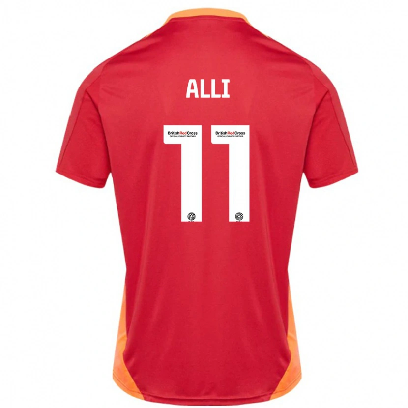 Danxen Män Millenic Alli #11 Blå Benvit Bortatröja Matchtröjor 2024/25 Tröjor T-Tröja