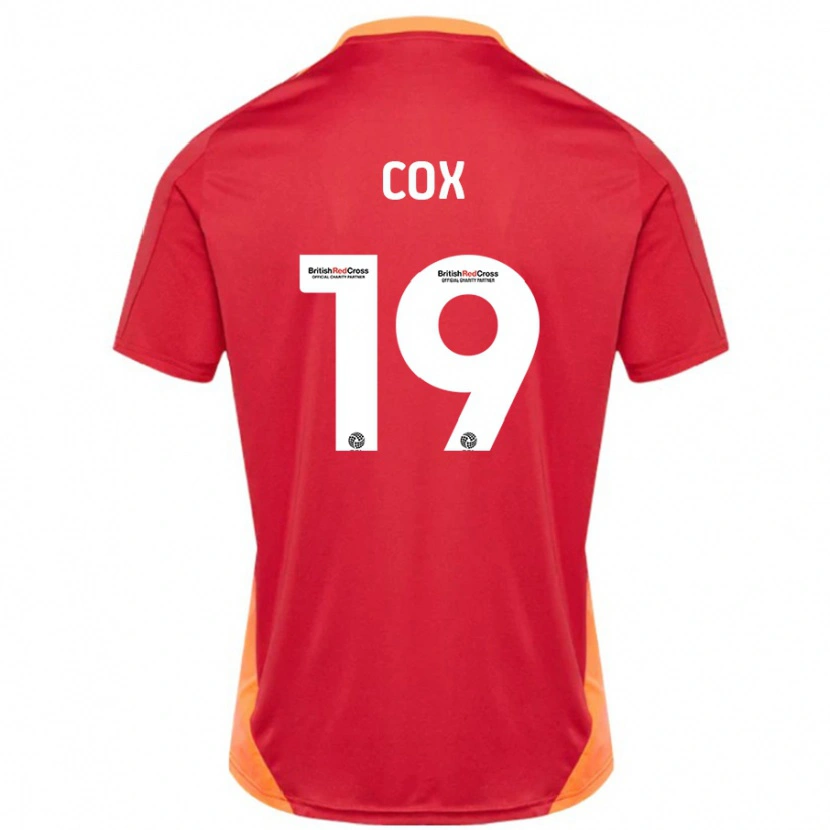 Danxen Män Sonny Cox #19 Blå Benvit Bortatröja Matchtröjor 2024/25 Tröjor T-Tröja