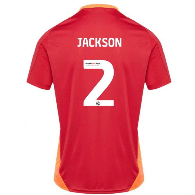 Danxen Män Bow Jackson #2 Blå Benvit Bortatröja Matchtröjor 2024/25 Tröjor T-Tröja