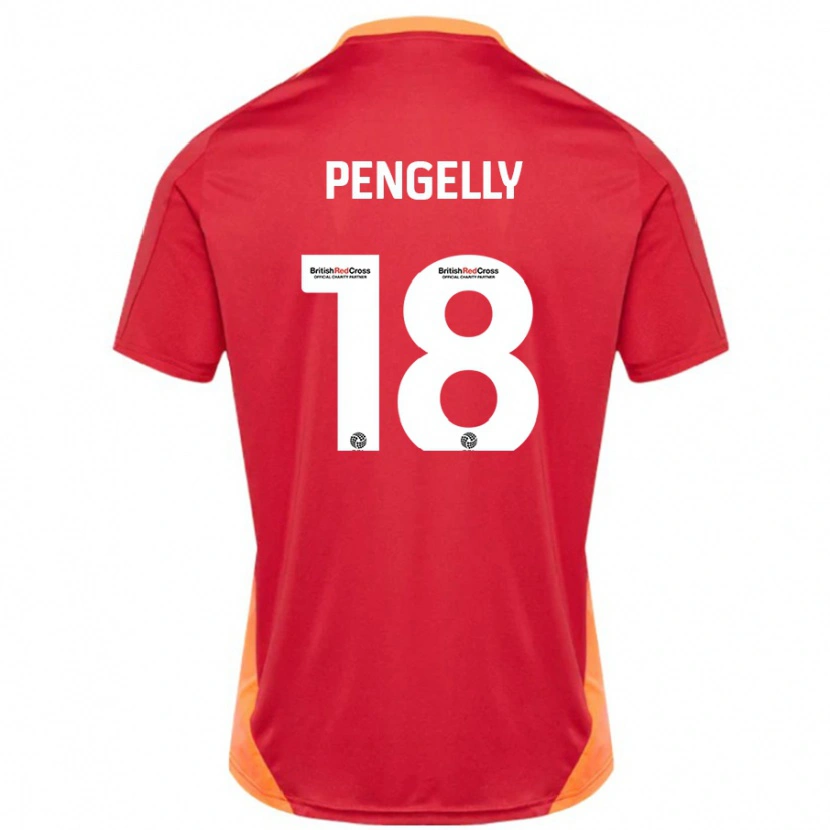 Danxen Män Connie Pengelly #18 Blå Benvit Bortatröja Matchtröjor 2024/25 Tröjor T-Tröja