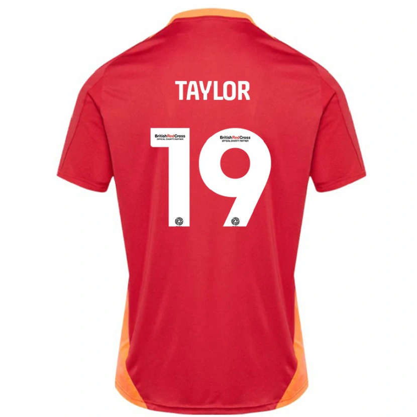 Danxen Män Mollie Taylor #19 Blå Benvit Bortatröja Matchtröjor 2024/25 Tröjor T-Tröja