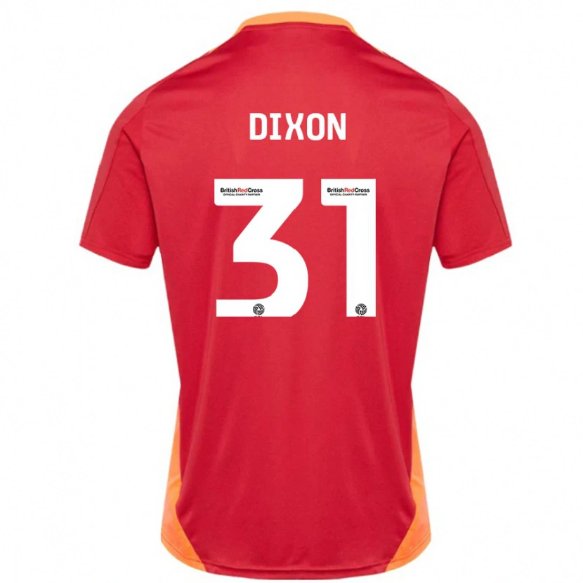 Danxen Män Ellen Dixon #31 Blå Benvit Bortatröja Matchtröjor 2024/25 Tröjor T-Tröja
