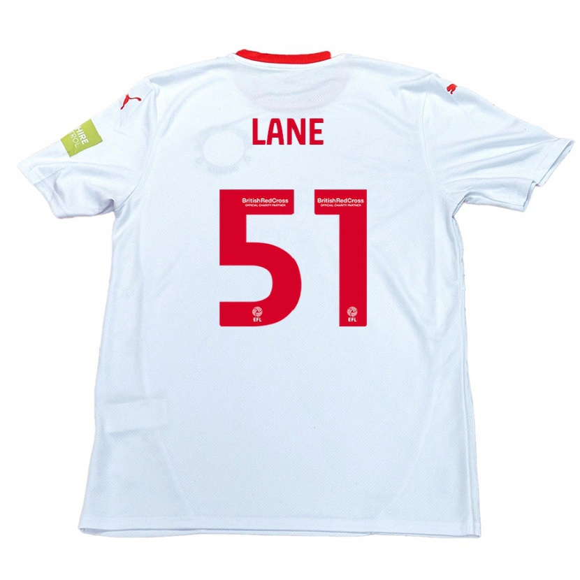 Danxen Män Mikey Lane #51 Vit Bortatröja Matchtröjor 2024/25 Tröjor T-Tröja