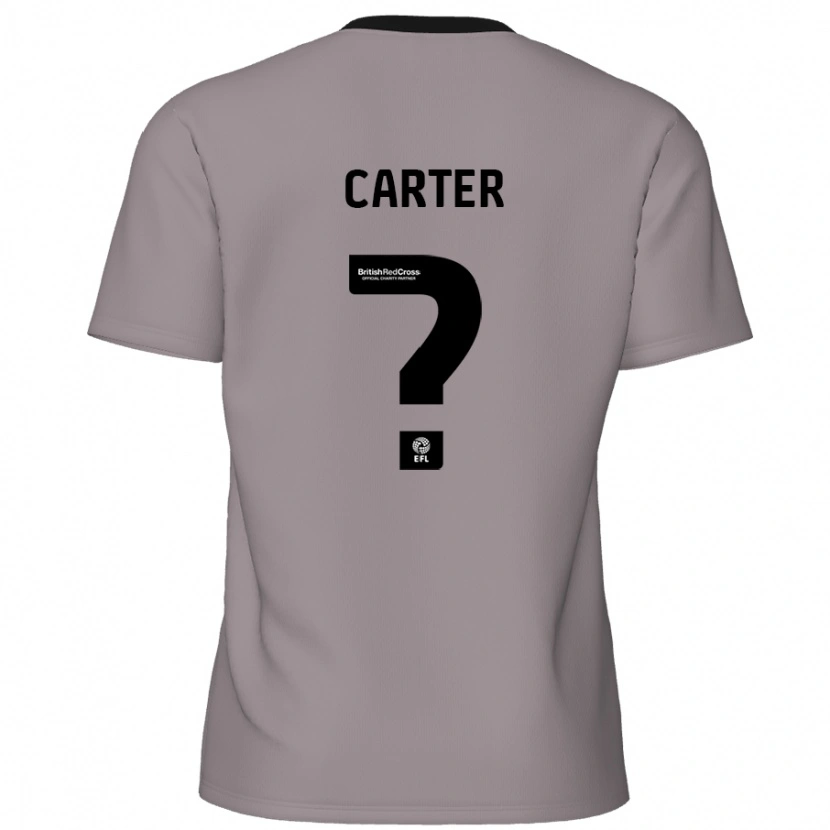 Danxen Män Dan Carter #0 Grå Bortatröja Matchtröjor 2024/25 Tröjor T-Tröja