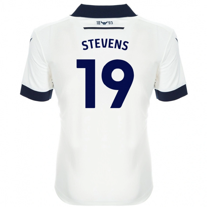 Danxen Män Lily Stevens #19 Vit Marinblå Bortatröja Matchtröjor 2024/25 Tröjor T-Tröja