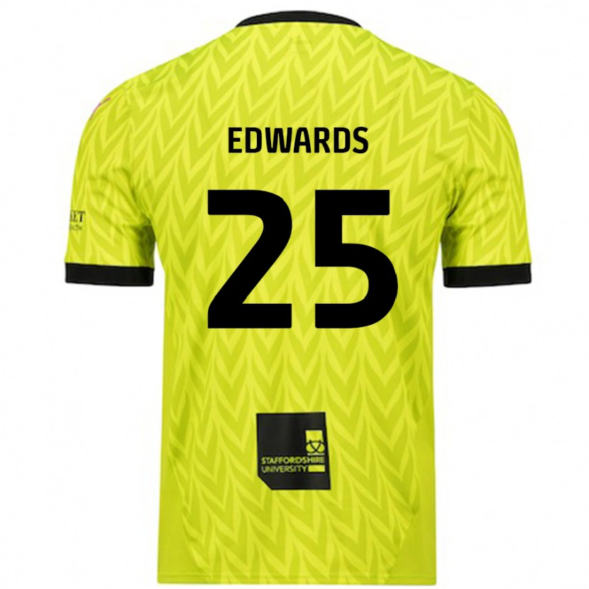 Danxen Män Diamond Edwards #25 Fluorescerande Grön Bortatröja Matchtröjor 2024/25 Tröjor T-Tröja
