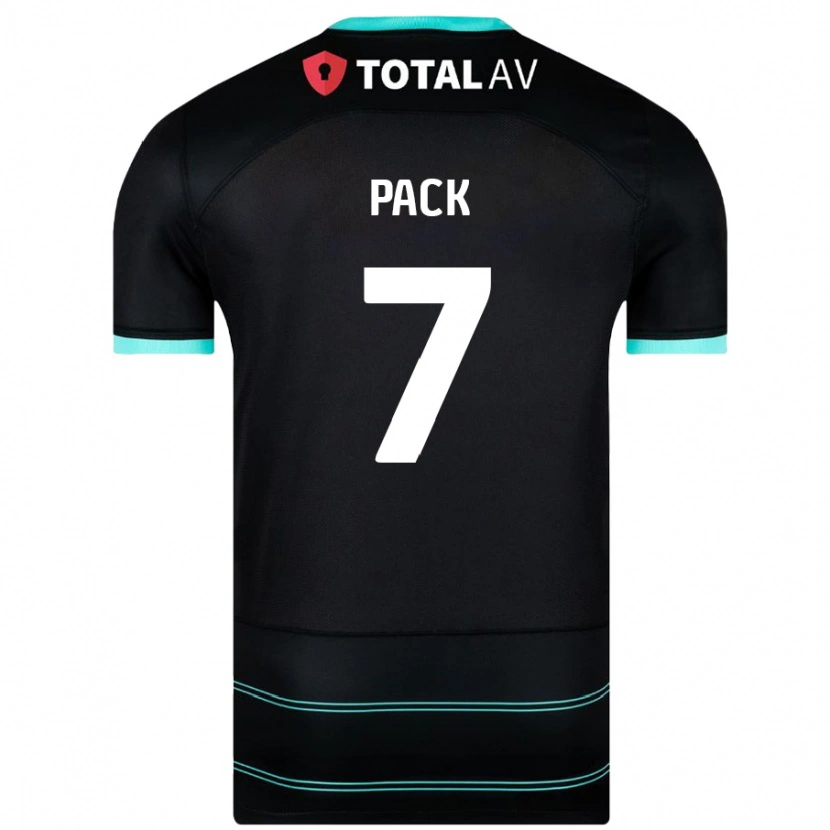 Danxen Män Marlon Pack #7 Svart Bortatröja Matchtröjor 2024/25 Tröjor T-Tröja