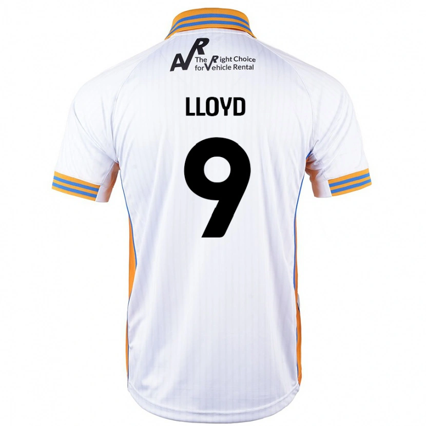 Danxen Män George Lloyd #9 Vit Bortatröja Matchtröjor 2024/25 Tröjor T-Tröja