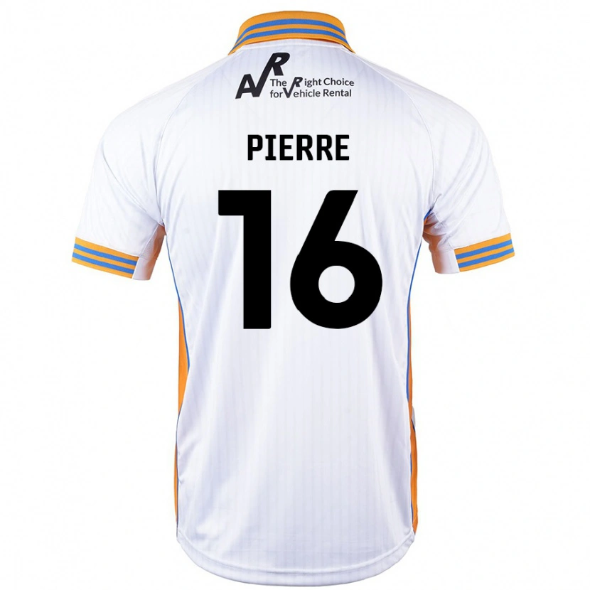 Danxen Män Aaron Pierre #16 Vit Bortatröja Matchtröjor 2024/25 Tröjor T-Tröja