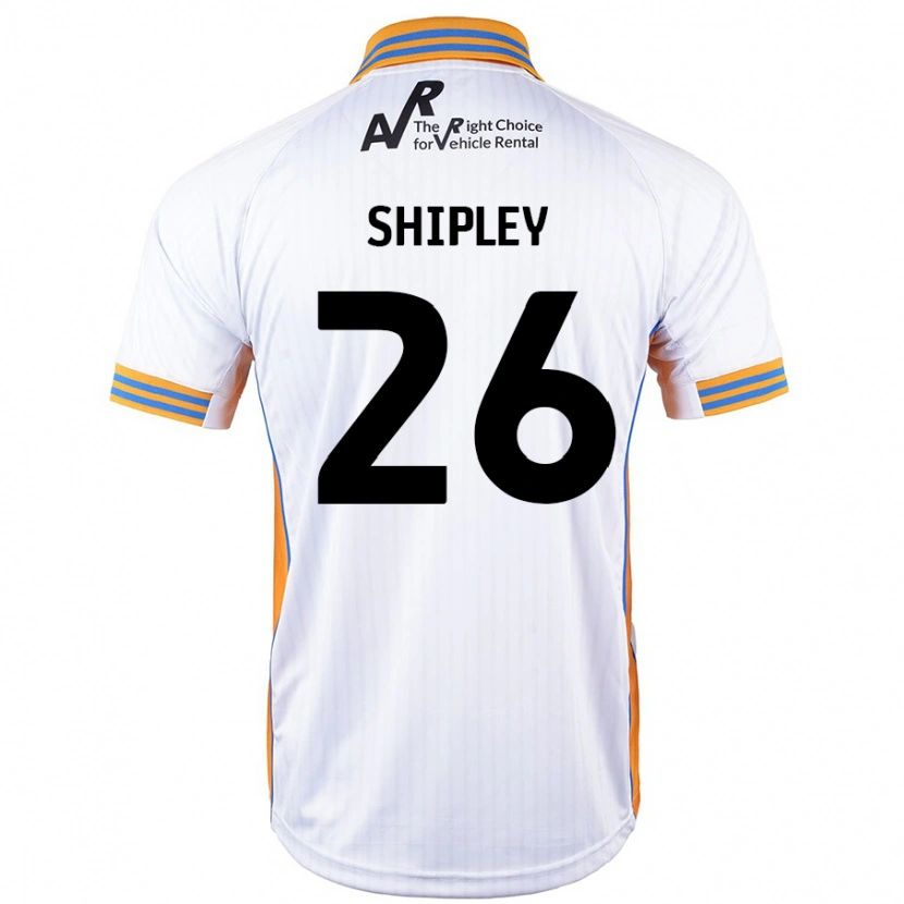 Danxen Män Jordan Shipley #26 Vit Bortatröja Matchtröjor 2024/25 Tröjor T-Tröja