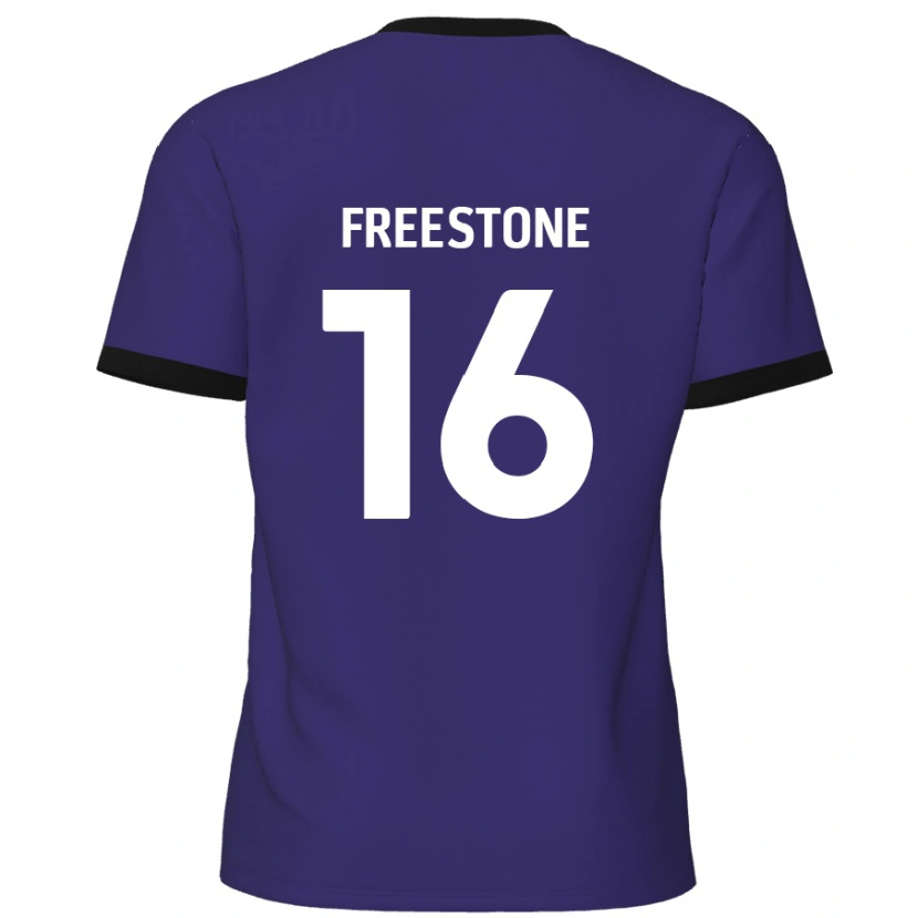 Danxen Män Lewis Freestone #16 Purpur Bortatröja Matchtröjor 2024/25 Tröjor T-Tröja