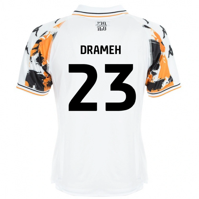 Danxen Män Cody Drameh #23 Vit Bortatröja Matchtröjor 2024/25 Tröjor T-Tröja