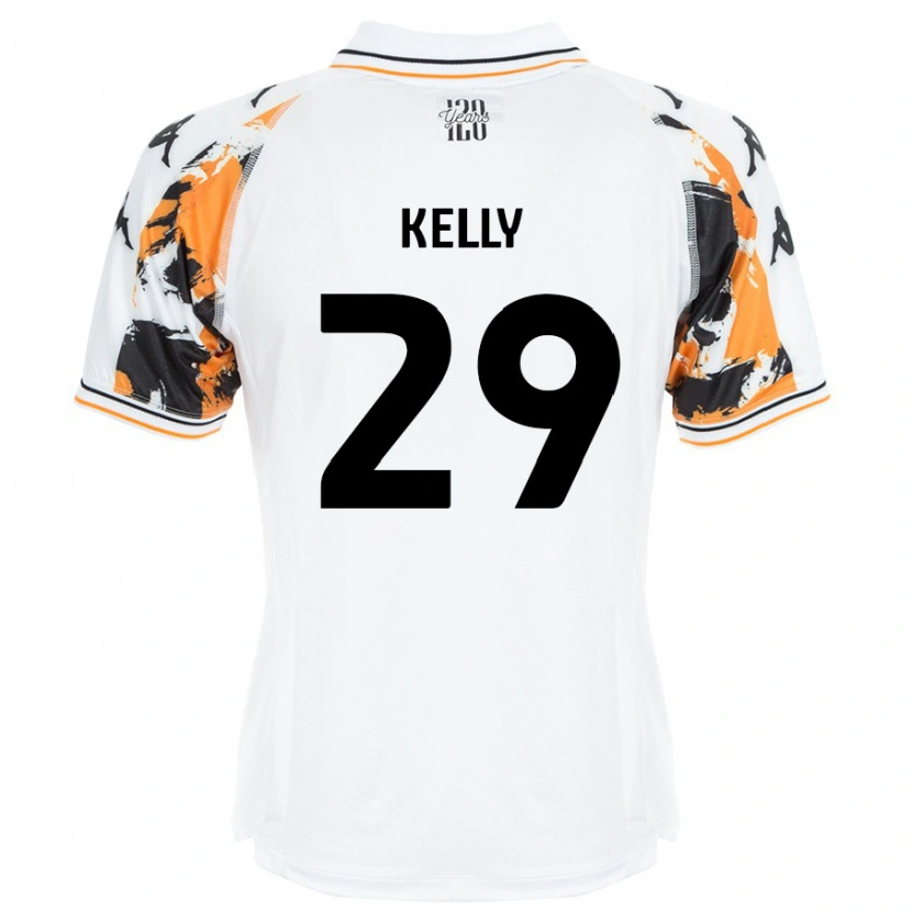 Danxen Män Ace Kelly #29 Vit Bortatröja Matchtröjor 2024/25 Tröjor T-Tröja