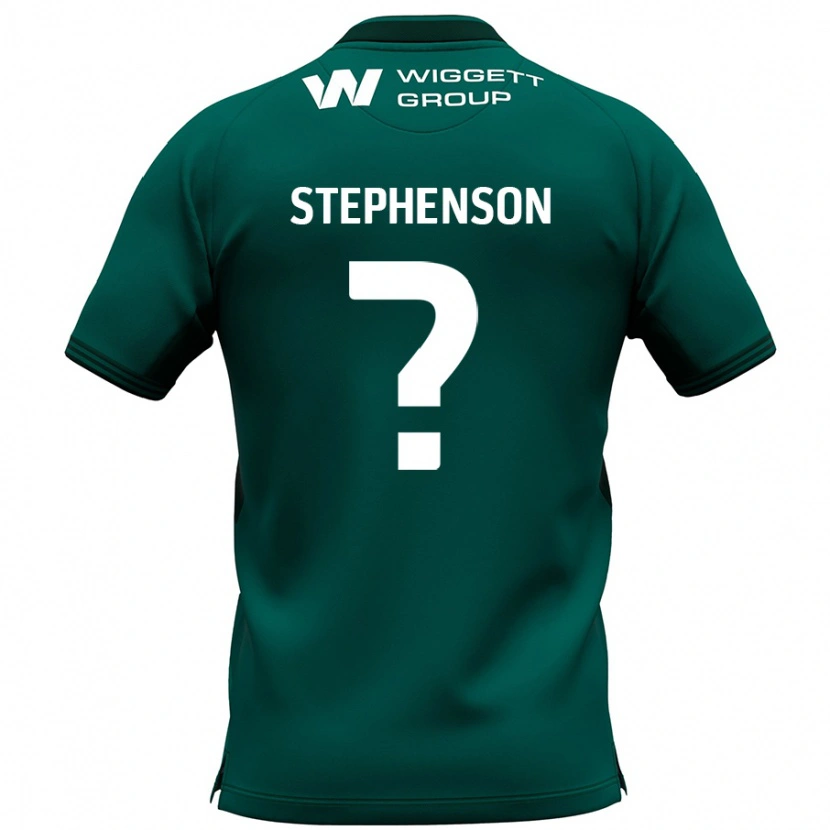 Danxen Män Joshua Stephenson #0 Grön Bortatröja Matchtröjor 2024/25 Tröjor T-Tröja