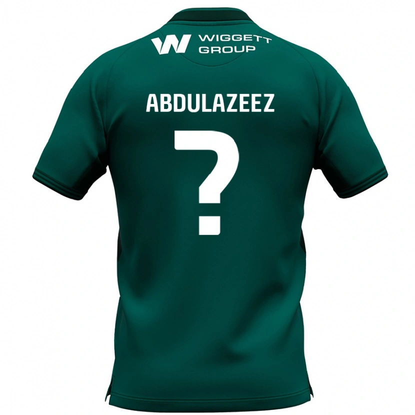 Danxen Män Abdulahi Abdulazeez #0 Grön Bortatröja Matchtröjor 2024/25 Tröjor T-Tröja