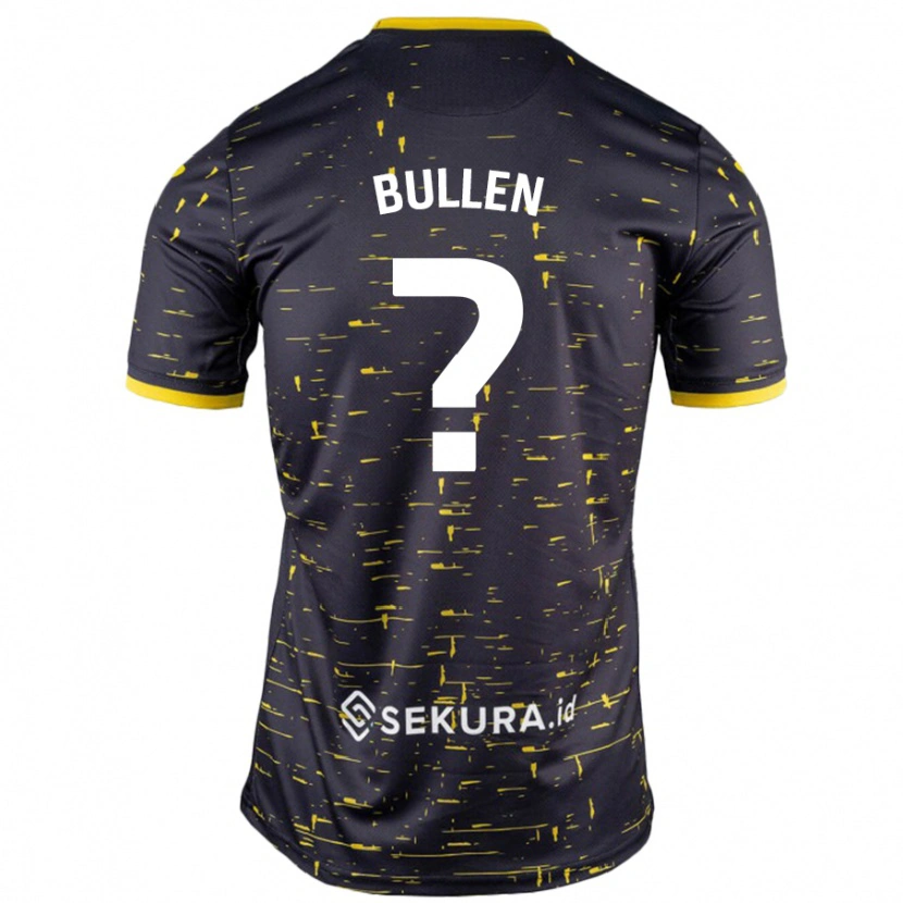 Danxen Män Henry Bullen #0 Svart Gul Bortatröja Matchtröjor 2024/25 Tröjor T-Tröja