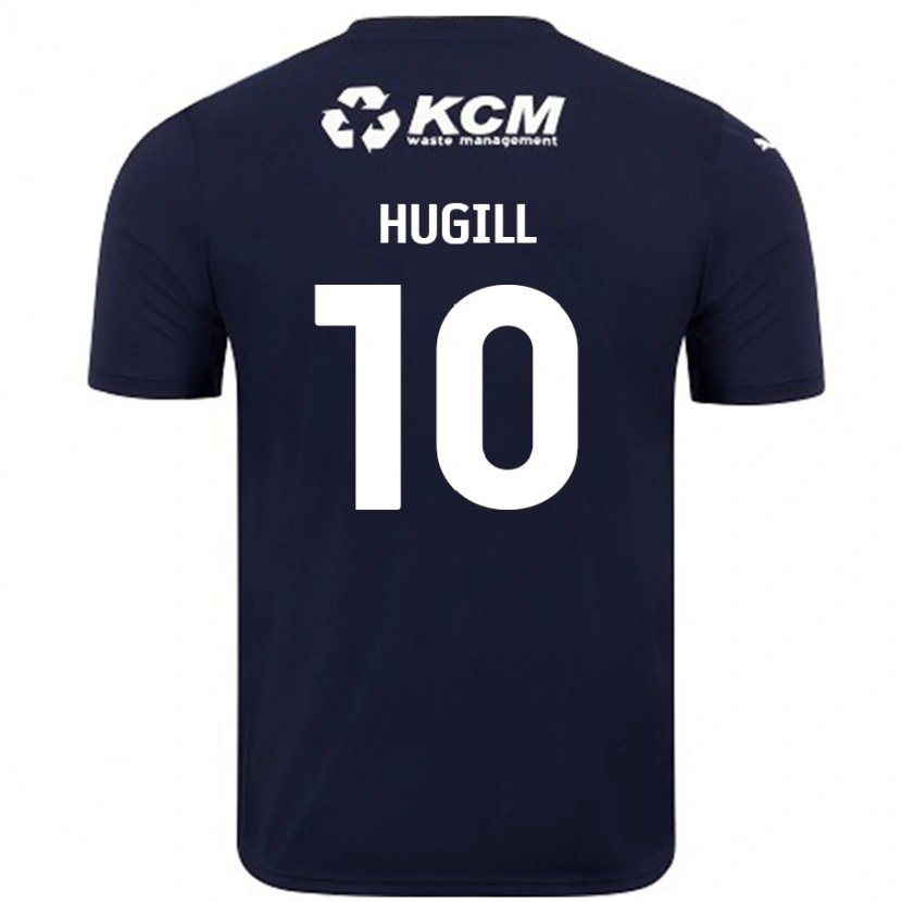 Danxen Män Jordan Hugill #10 Marinblå Bortatröja Matchtröjor 2024/25 Tröjor T-Tröja