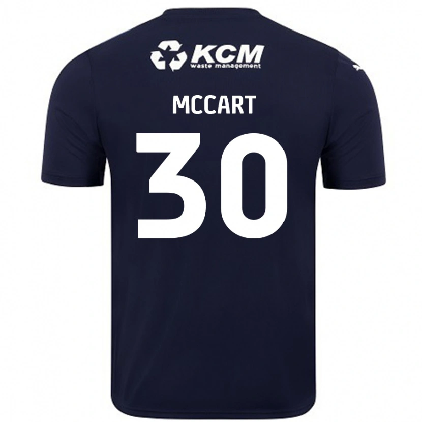 Danxen Män Jamie Mccart #30 Marinblå Bortatröja Matchtröjor 2024/25 Tröjor T-Tröja